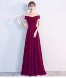 Ella off-the-shoulder gown
