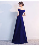 Ella off-the-shoulder gown