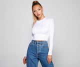 Essential Long Sleeve Crew Top