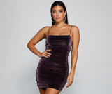 Minivestido con purpurina Glow Hour