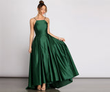 Harper Formal Satin Ball Gown