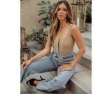 Korsett-Crop-Top mit Haken- und Ösendesign