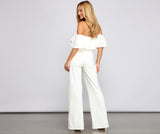 Iconic Elegance Off The Shoulder Jumpsuit