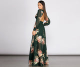 Irina Floral Chiffon A-Line Dress
