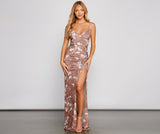 Isla Formal High Slit Floral Dress