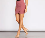 Minifalda de crepe It's A Date