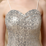 Jerry sling-mesh fishtail dress