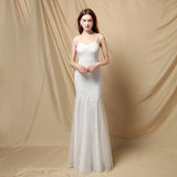 Jerry Sling-Mesh-Fischschwanzkleid