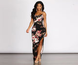 Plant One On Maxikleid mit Blumenmuster