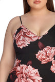 Plus Floral Fascination Midi Dress