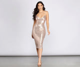 Raegan formelles Midikleid mit Pailletten