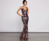 Rainn Formal Sequin Sleeveless Dress