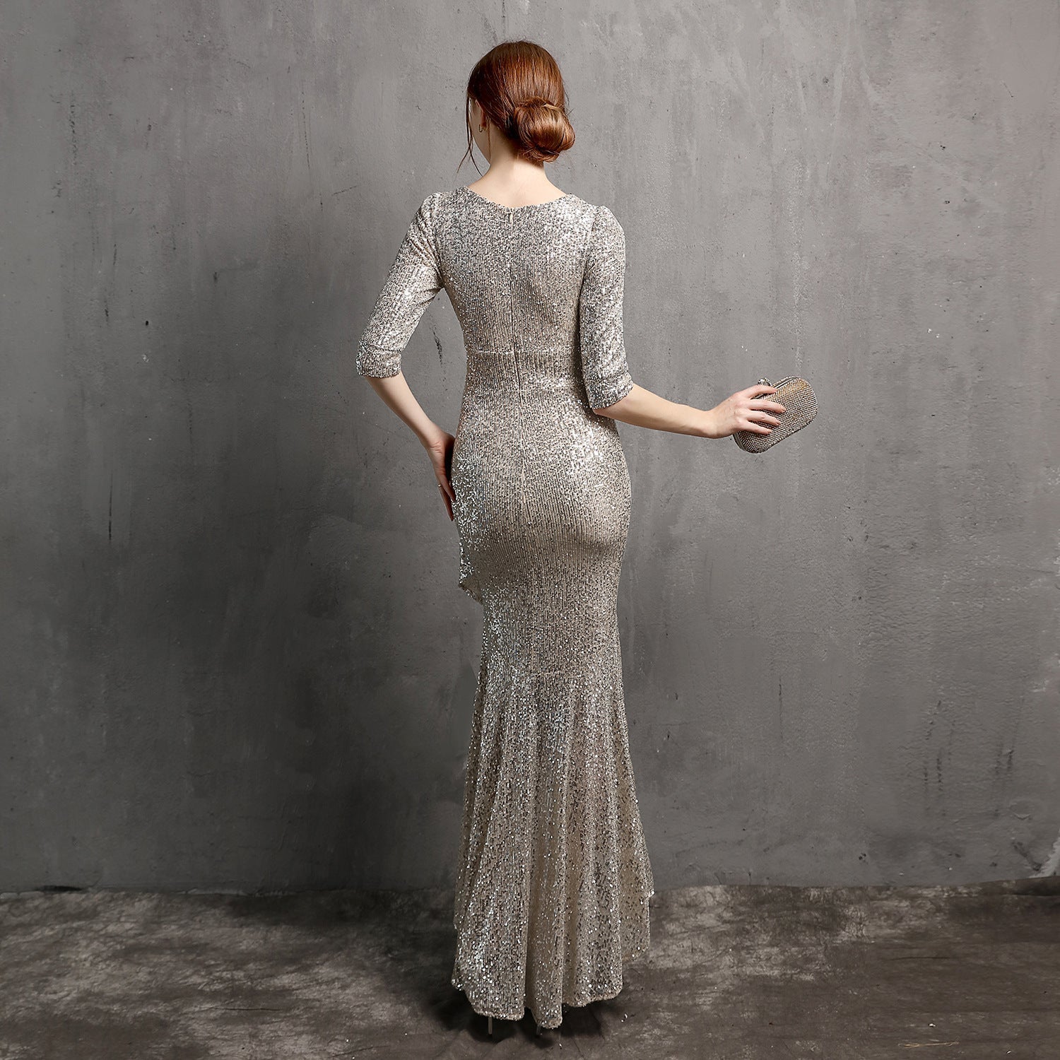 Rehami Sequin Mermaid Dress