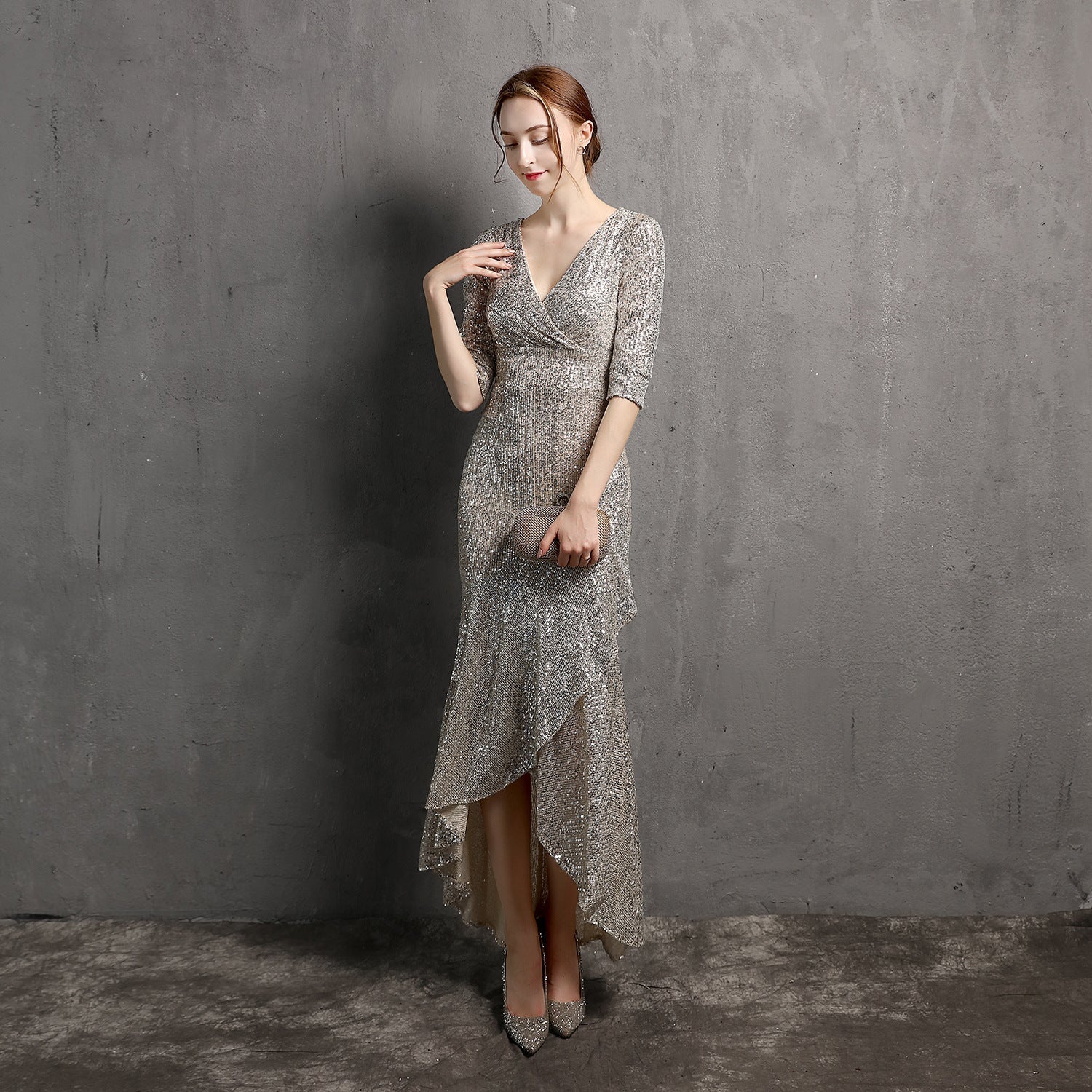 Rehami Sequin Mermaid Dress