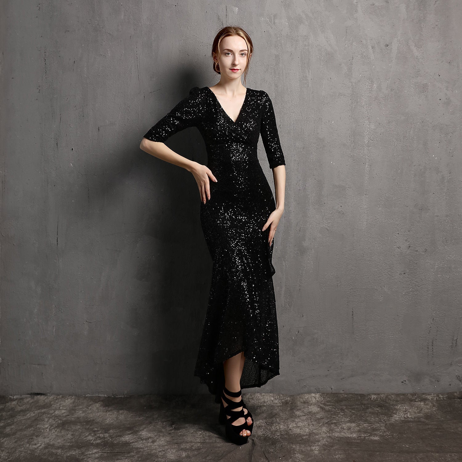 Rehami Sequin Mermaid Dress