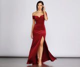 Shania – Formelles Sweetheart-Kleid aus Samt