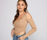 She's So Trendy – Korsett-Crop-Top