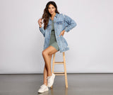Chaqueta vaquera larga So Chic