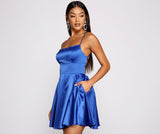 Sonya Satin Dress