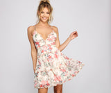 Der Frühling ist da – Chiffon-Skaterkleid
