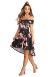 Vestido patinador floral para la primavera