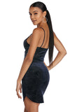 Starry Night Velvet Dress