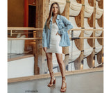 Start Fresh Ruffle And Ruched Mini Dress