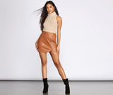 Stylishly Sleek Mini Skirt