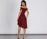 Total Twirl Glitter Skater Dress