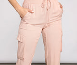 Trendy Moment Cargo Joggers