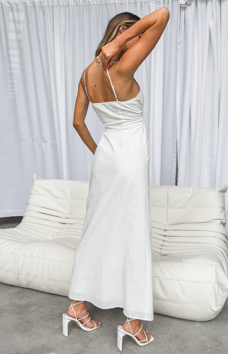 Zoey White Maxi Dress