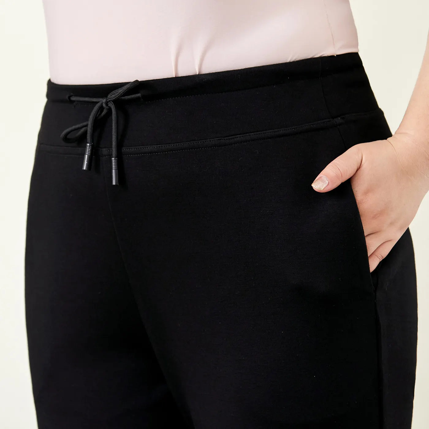 High Waist Plus Size Wide Leg Long Pants