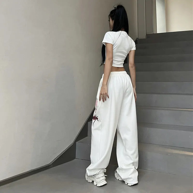 Casual Loose Drawstring Jogger Pants