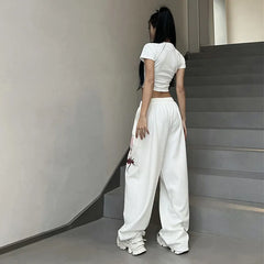 Casual Loose Drawstring Jogger Pants
