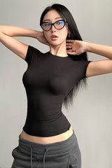 Stretch Short Sleeve Top Tee