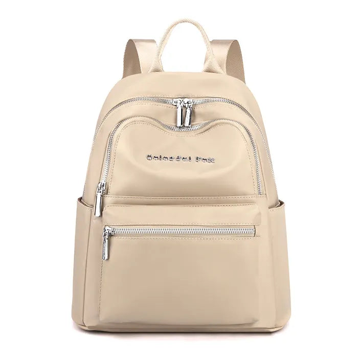 Student Teen Multi-way Carry Waterproof Nylon Casual School Bag