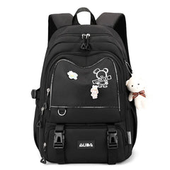 Back To School Backpack, School Backpack Student Teen Girls Cute Waterproof Nylon School Bag