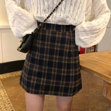 Trendy Babe Plaid Mini Skirt