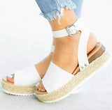 Casually Chic Espadrille Platform Wedges