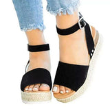 Casually Chic Espadrille Platform Wedges