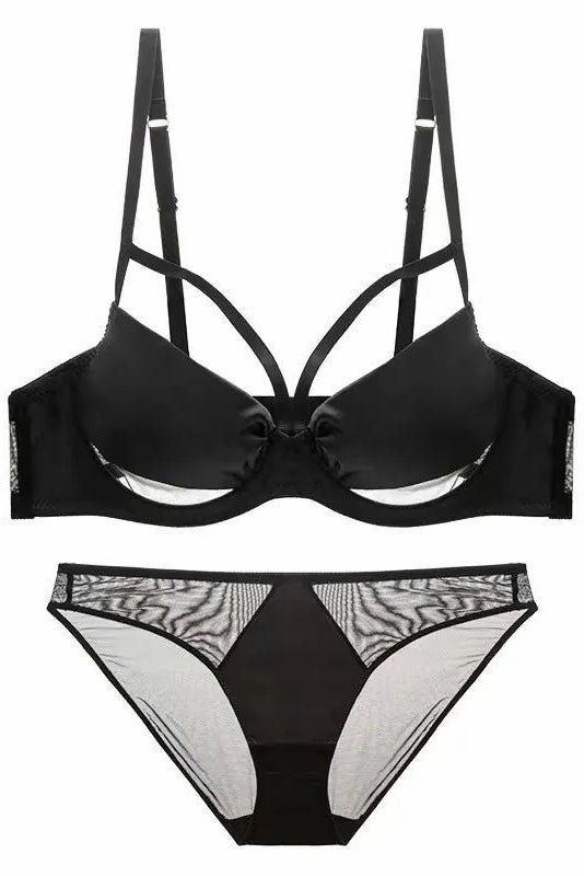 Lace Hollow Underwear Lingerie Set