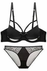 Lace Hollow Underwear Lingerie Set