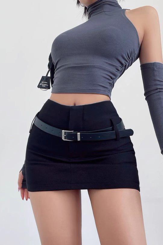 High Waist Wrap Hip Skirt Tight Half Body Skirt