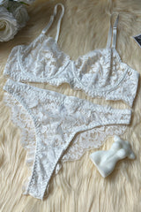 Gauze Lace Underwear Lingerie Set