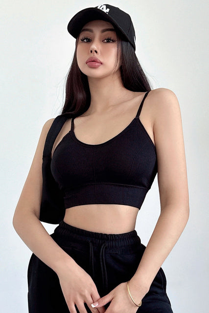Strap Sport Cami Crop Vest Tank Top