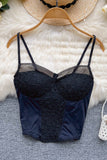 Almighty Skinny Corset Crop Tops With Built in Bras Woman Tanks Camisoles
