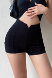 Casual Tight High Waisted Hip Lifting Shorts