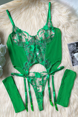 Lace Bralette Brassiere Bra Thong T-back Panty Underwear Lingerie Set