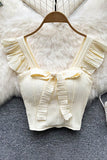 Femme Bra Tank Top Camisoles For Butterfly Crop Tops Cropped Tanks