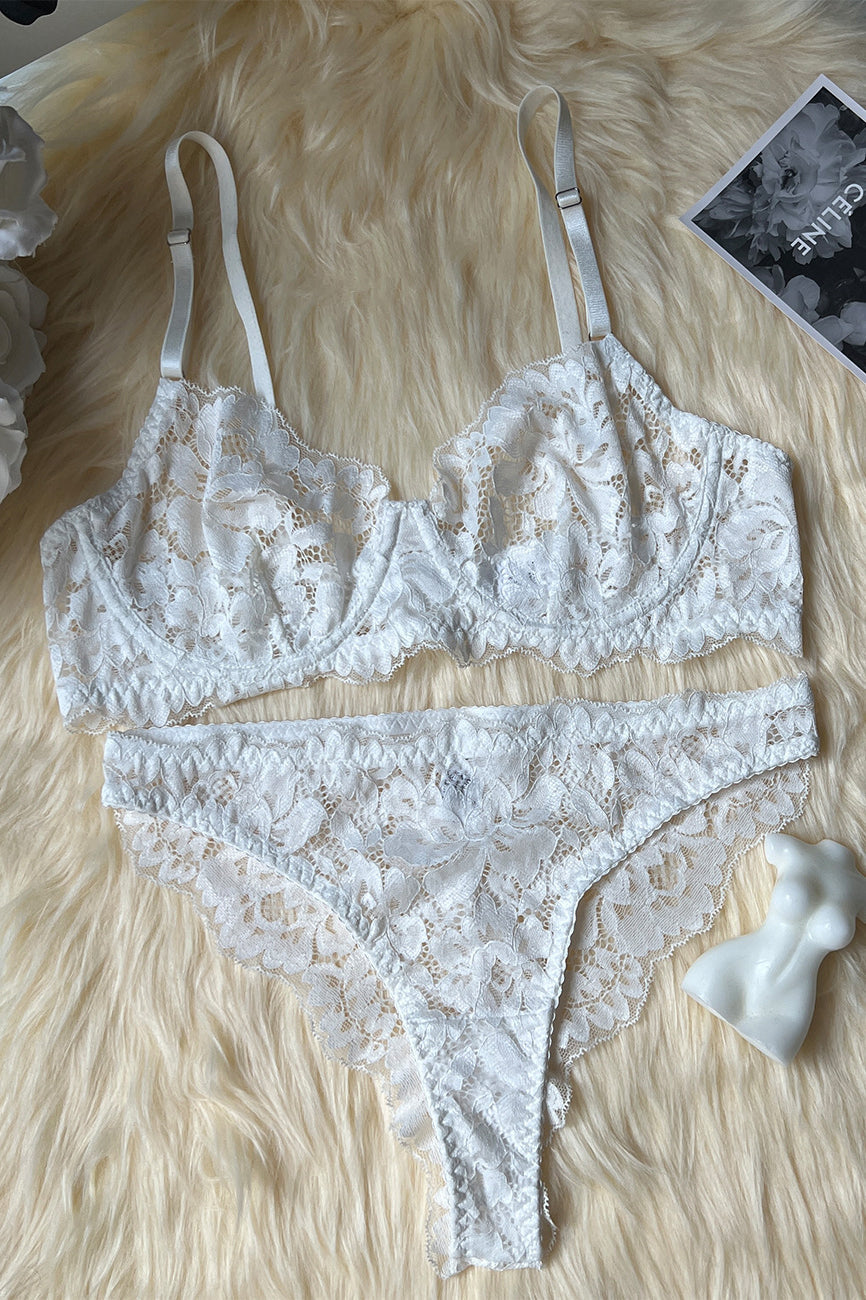 Gauze Lace Underwear Lingerie Set